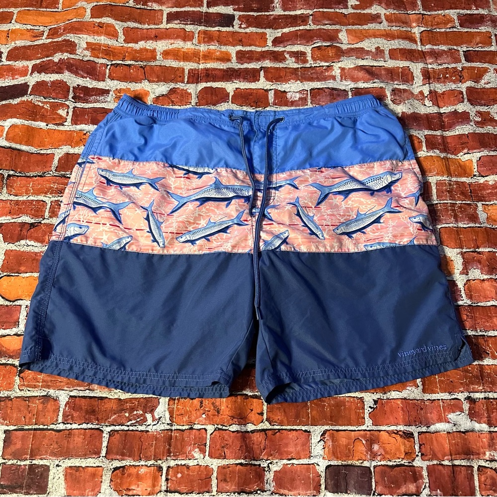 Vineyard Vines Fish Swim Trunks